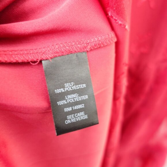 TORRID Dress 1 Red Empire Midi 1X Plus Tier Flowy Peasant Prairie Clip Dot - Picture 11 of 12